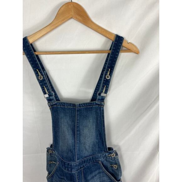 Denizen by Levi's Loose Fit Cuffed Dark Blue Denim Jean Shortall Size XS - Picture 6 of 10